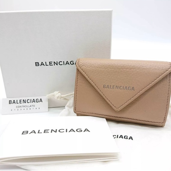 Handbags - BALENCIAGA Paper mini wallet Trifold wallet full inclusion
